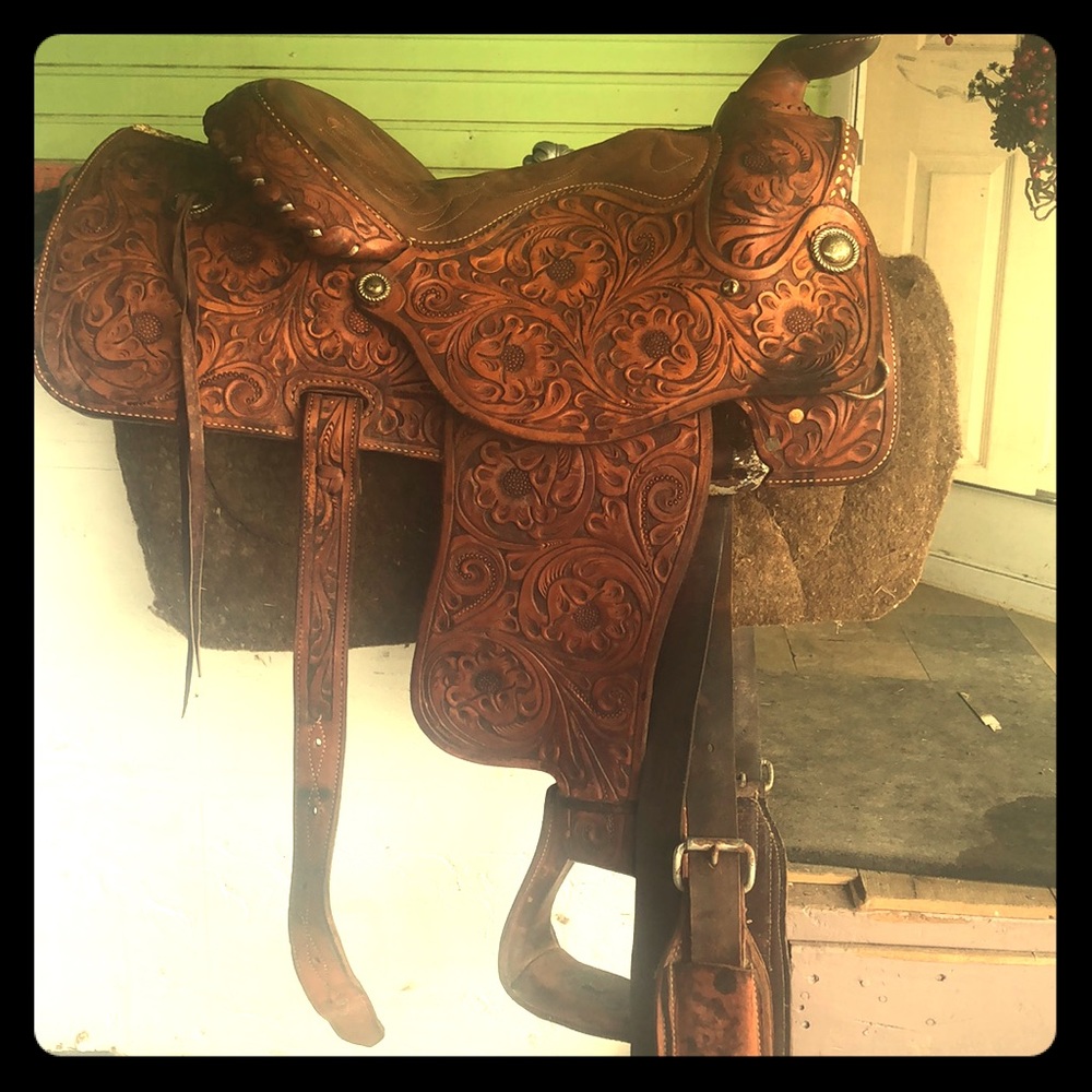COPY - Saddle, leads, horse cover